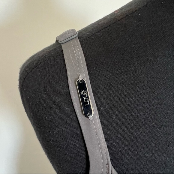 NWOT Lolë Maldives D-Cup Bikini Top in Black and Grey, S - Picture 6 of 12